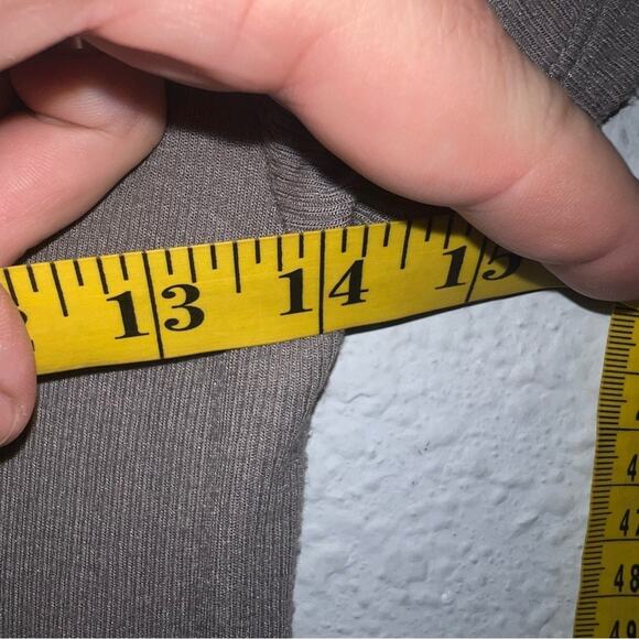 ATM Womens Stretch Short Sleeve Modal Ribbed Midi Dress Size Small - Picture 6 of 7